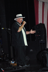 Jimmy Jay on Stage MC'd The Comets Show
